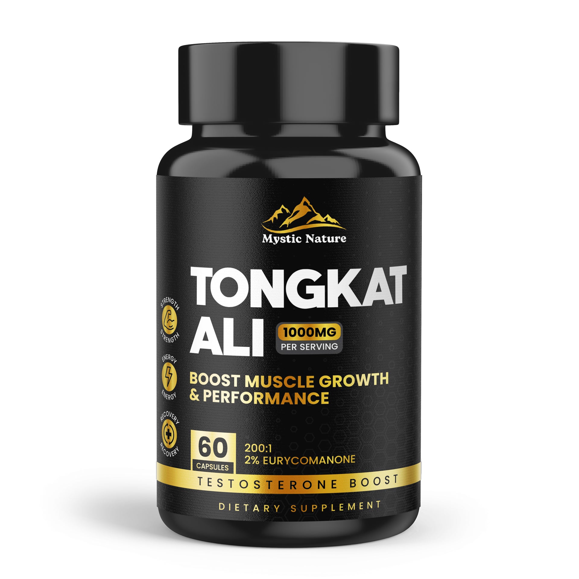 Tongkat Ali Extract Capsules  Support Muscle Strength, Energy & Endur -  Zeal Naturals